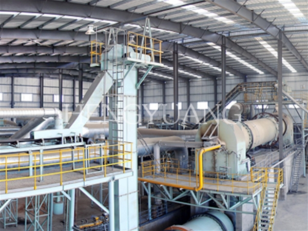 shandong tai'an high strength lightweight aggregate production line with annual output of 100000 m3 of fly ash and sludge